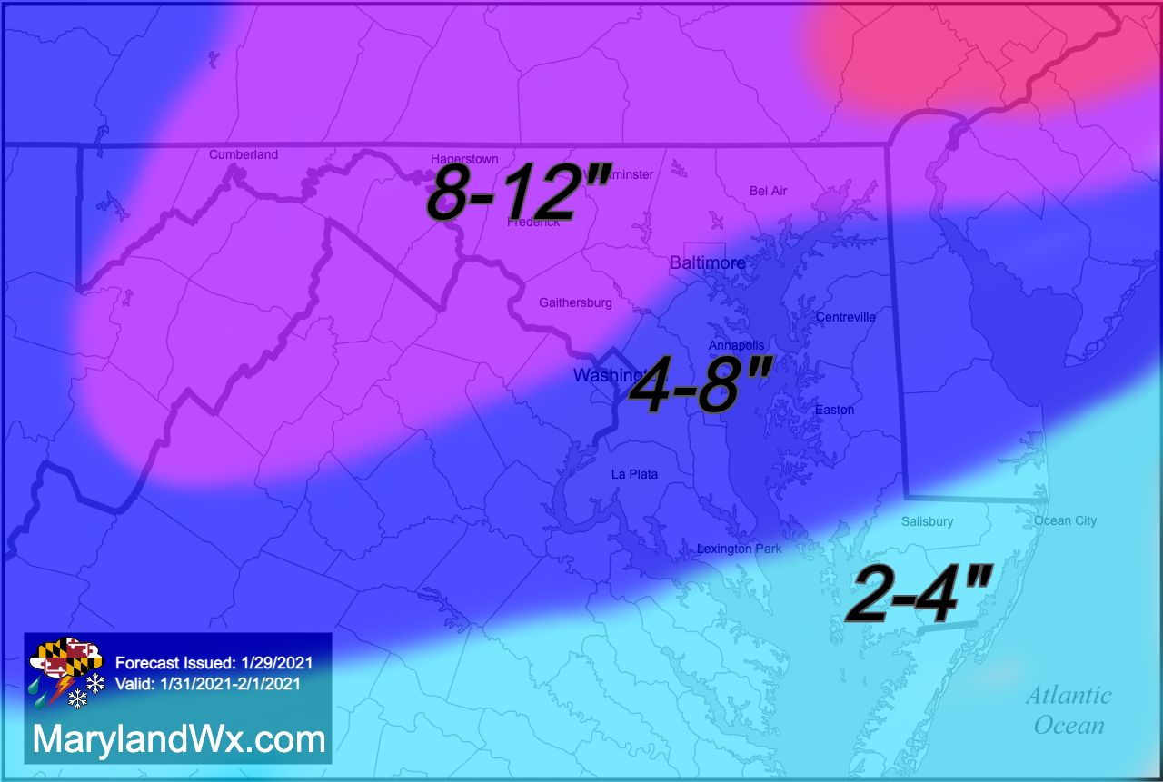 Significant Snow Expected Sunday into Monday First Call Forecast